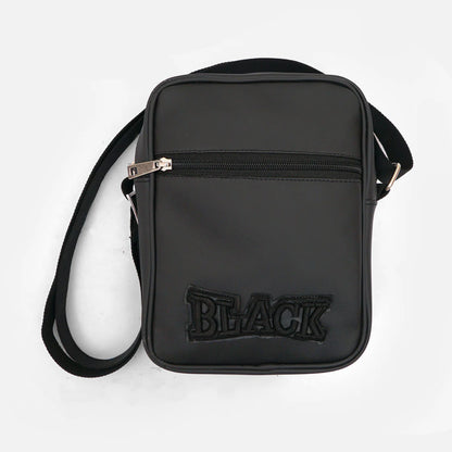 Modish Carry | Black 3D Monogram Cross Bag – Perfect Cross Bag for Daily Use