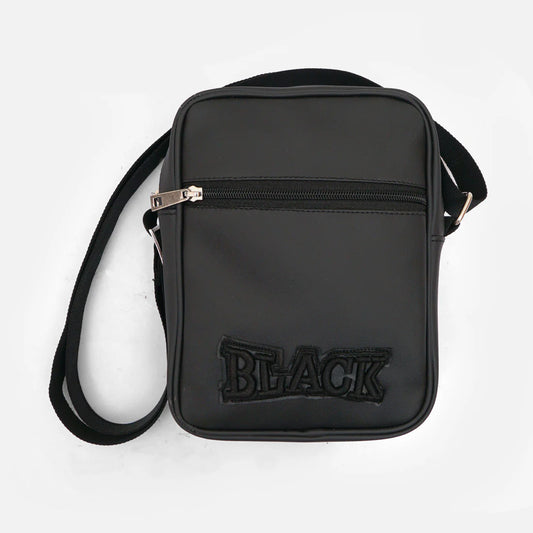 Modish Carry | Black 3D Monogram Cross Bag – Perfect Cross Bag for Daily Use