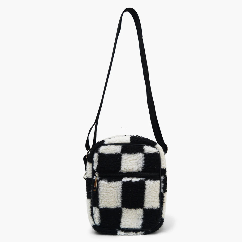 Modische Tragetasche | Checkmate Unisex-Umhängetasche – City-Reisetasche