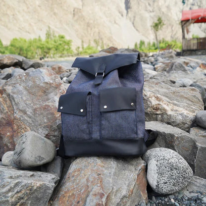 Modish Carry | Denim Rucksack – Stylish Everyday Backpack
