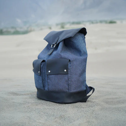 Modish Carry | Denim Rucksack – Stylish Everyday Backpack