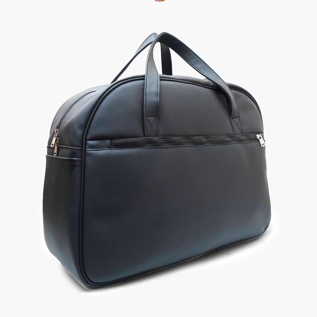 حقيبة سفر أنيقة | حقيبة سفر احترافية للجنسين من الجلد النباتي، لون أسود، طراز Glide Mode