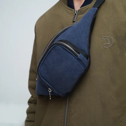 Modish Carry | Navi Suede Fanny Bag – Keep Essentials Handy in Style