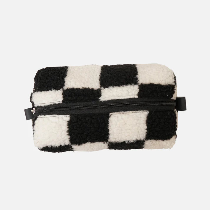 时尚便携 | Checkmate 洗漱包 – 美观的中性旅行收纳包