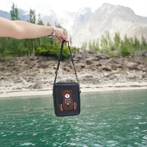 Modish Carry | Teddy Plush Utility Sling – Unisex Cosy Side Bag