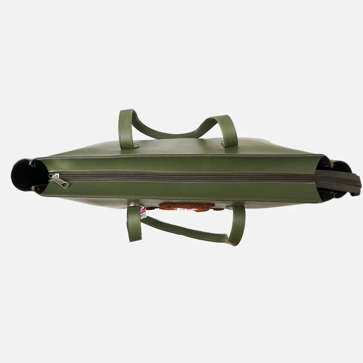 Modish Carry | The Moss Green Bear – Tote Bahu Dating Wanita Elegan