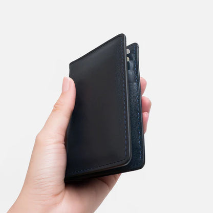 Modish Carry | Bi-Fold Blue Card Holder – Durable Everyday Wallet