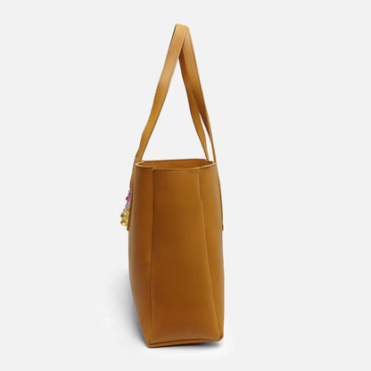 Modish Carry | Basic Yellow Tote Bag – Stylish Handbag for Women & Mums