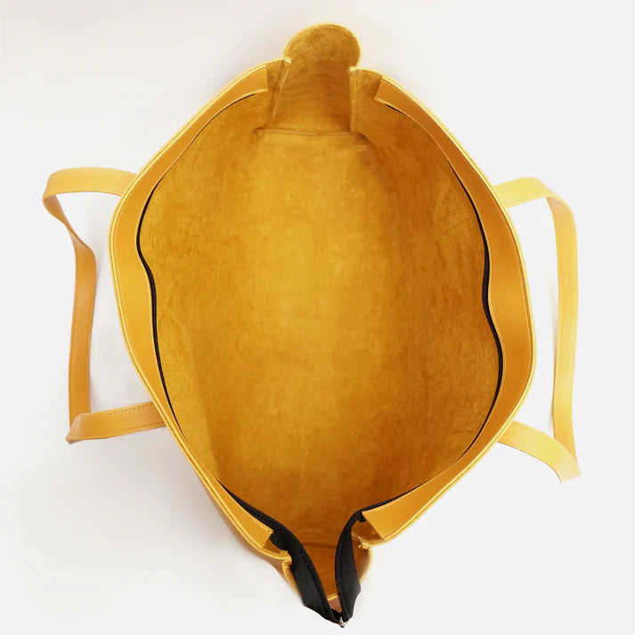 Modish Carry | Basic Yellow Tote Bag – Stylish Handbag for Women & Mums